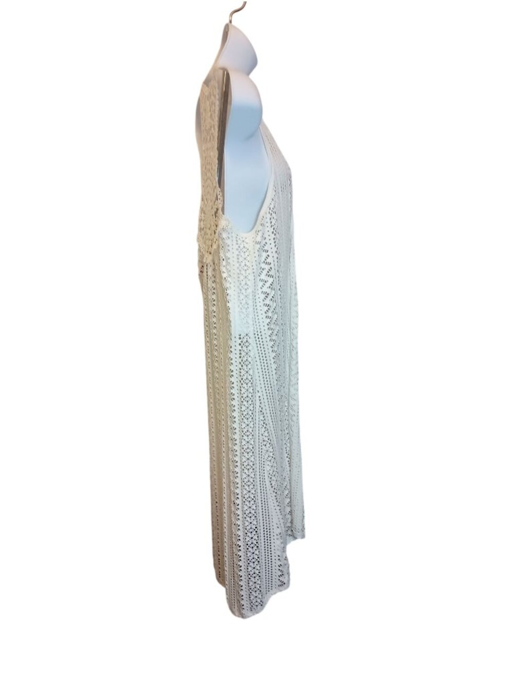 Xhilaration Duster Vest White Sand Women's Sz.S/M New - Picture 2 of 6